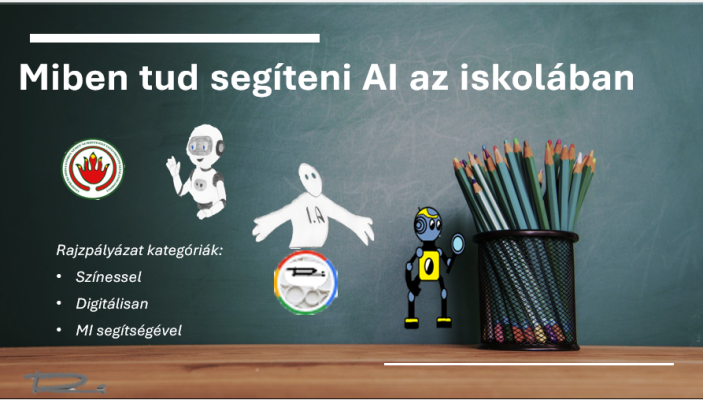 A robotok és a mesterséges intelligencia szerepe az általános iskolában rajzpályázat